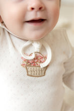 Load image into Gallery viewer, Crochet Basket-Chalk White Girls Layette set
