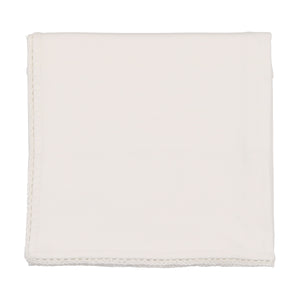 Crochet pullover vest layette set - white