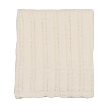 Load image into Gallery viewer, Crochet blanket, cardigan and bonnet gift set - chalk white
