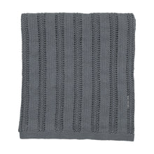 Load image into Gallery viewer, Crochet blanket, cardigan and bonnet gift set - hydrangea blue
