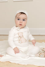 Load image into Gallery viewer, Cuddle Time-Chalk White Girls Layette set
