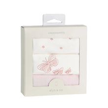 Load image into Gallery viewer, 3 pack spaghetti strap undershirts - butterfly
