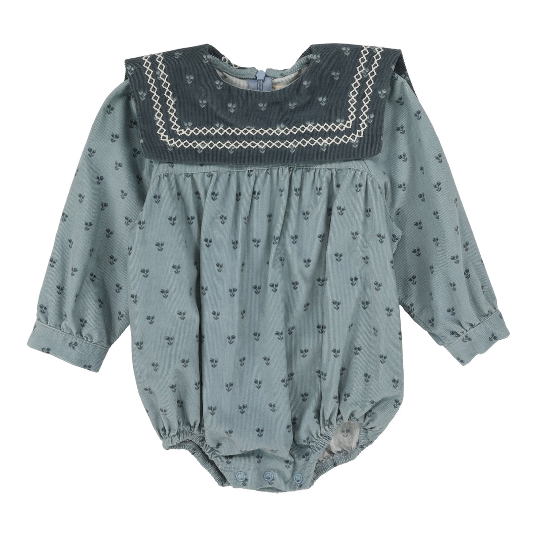 Primrose romper - Dusty blue