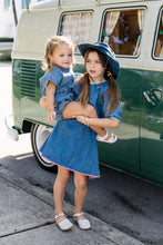 Load image into Gallery viewer, Gwen romper girls - denim
