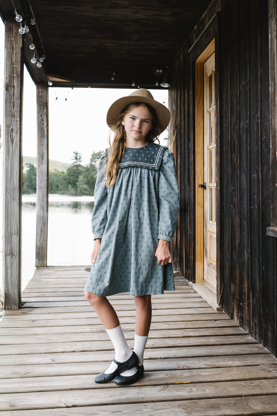 Primrose dress - Dusty blue