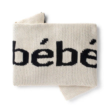 Load image into Gallery viewer, Domani Home - Bebe Blanket Black
