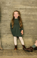 Load image into Gallery viewer, Rib mockneck dress - green
