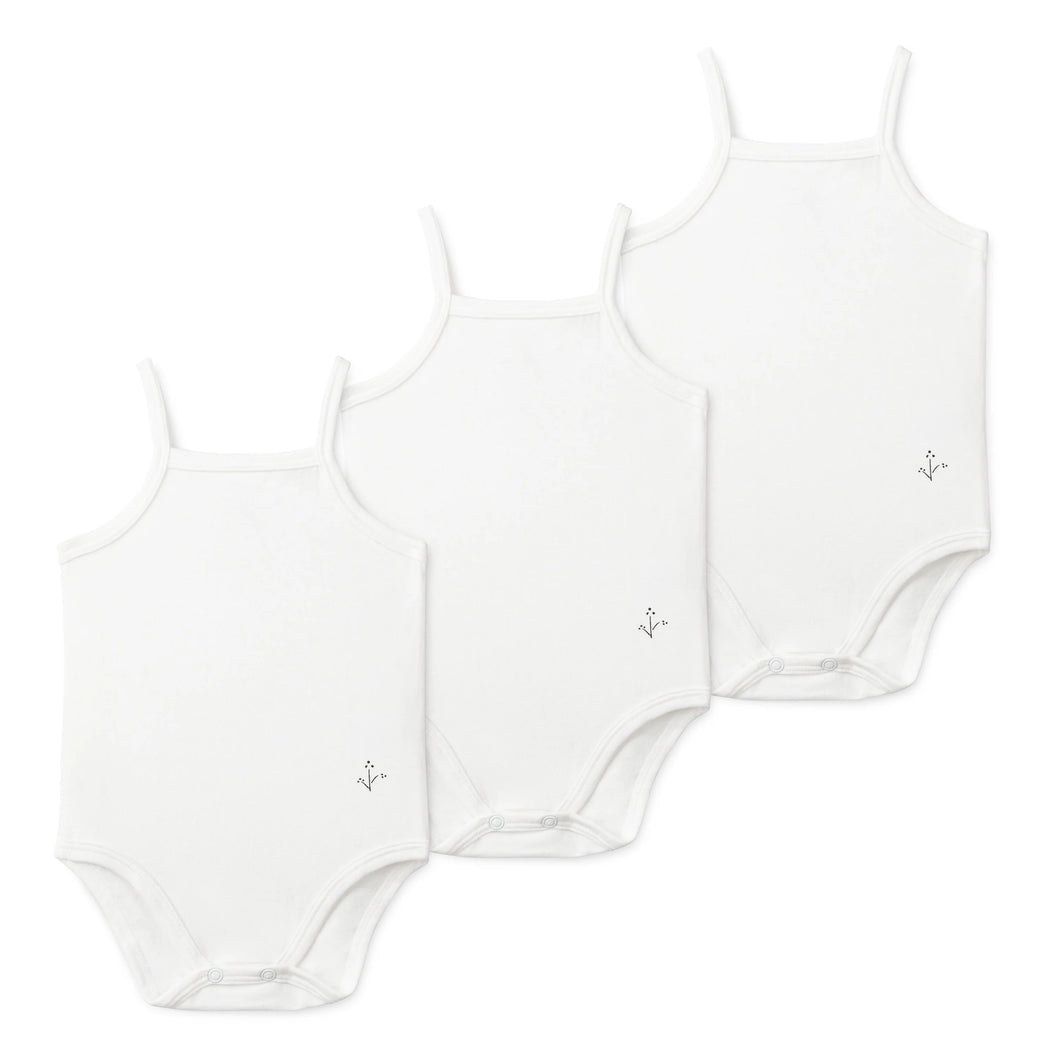 Boys solid undershirts - white