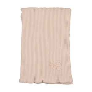 Dainty rope pointelle layette set - Champagne pink