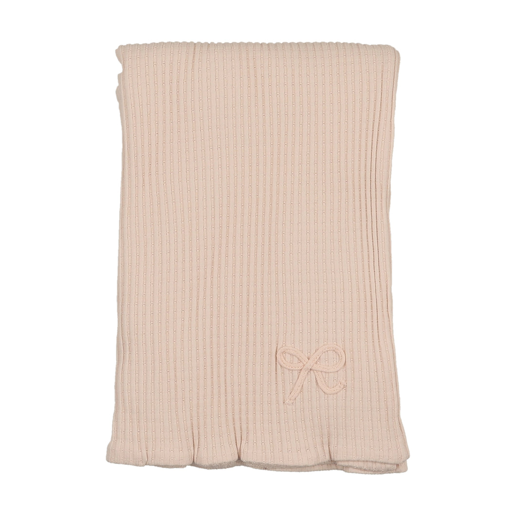 Dainty rope pointelle layette set - Champagne pink
