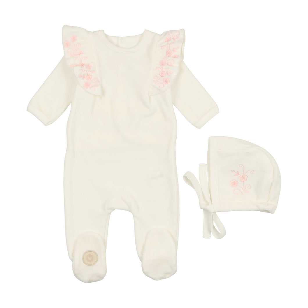 Dainty ruffle gift set - Ivory