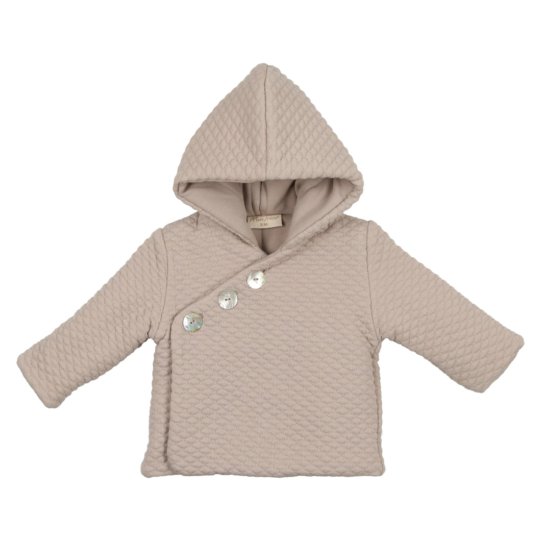 Diamond stitches jacket - Mushroom