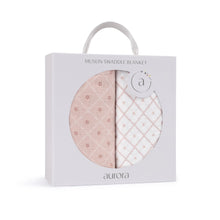 Load image into Gallery viewer, 2 Pack Muslin Swaddles - Pink
