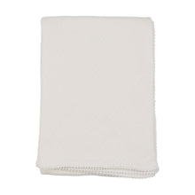 Load image into Gallery viewer, Double Diamond-Chalk White Blanket
