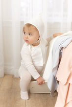 Load image into Gallery viewer, Double Diamond-Chalk White Blanket
