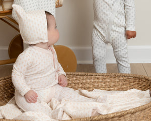 Double print layette set - girls print