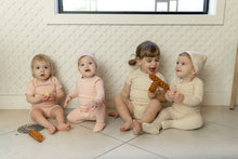 Load image into Gallery viewer, Embossed plaque layette set - pina colada
