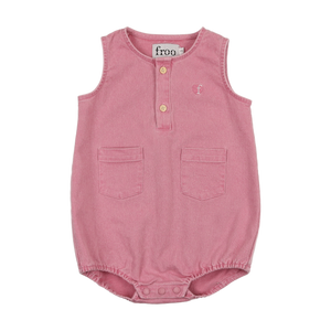 Mila romper - Denim pink