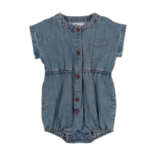 Load image into Gallery viewer, Gwen romper girls - denim
