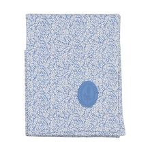 Load image into Gallery viewer, Floral crest layette set - slate blue
