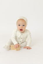 Load image into Gallery viewer, Floral Cardigan -Chalk White Boys Layette set
