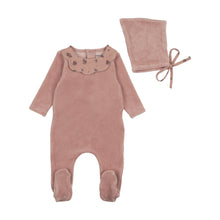 Load image into Gallery viewer, Floret layette set - Rose tan
