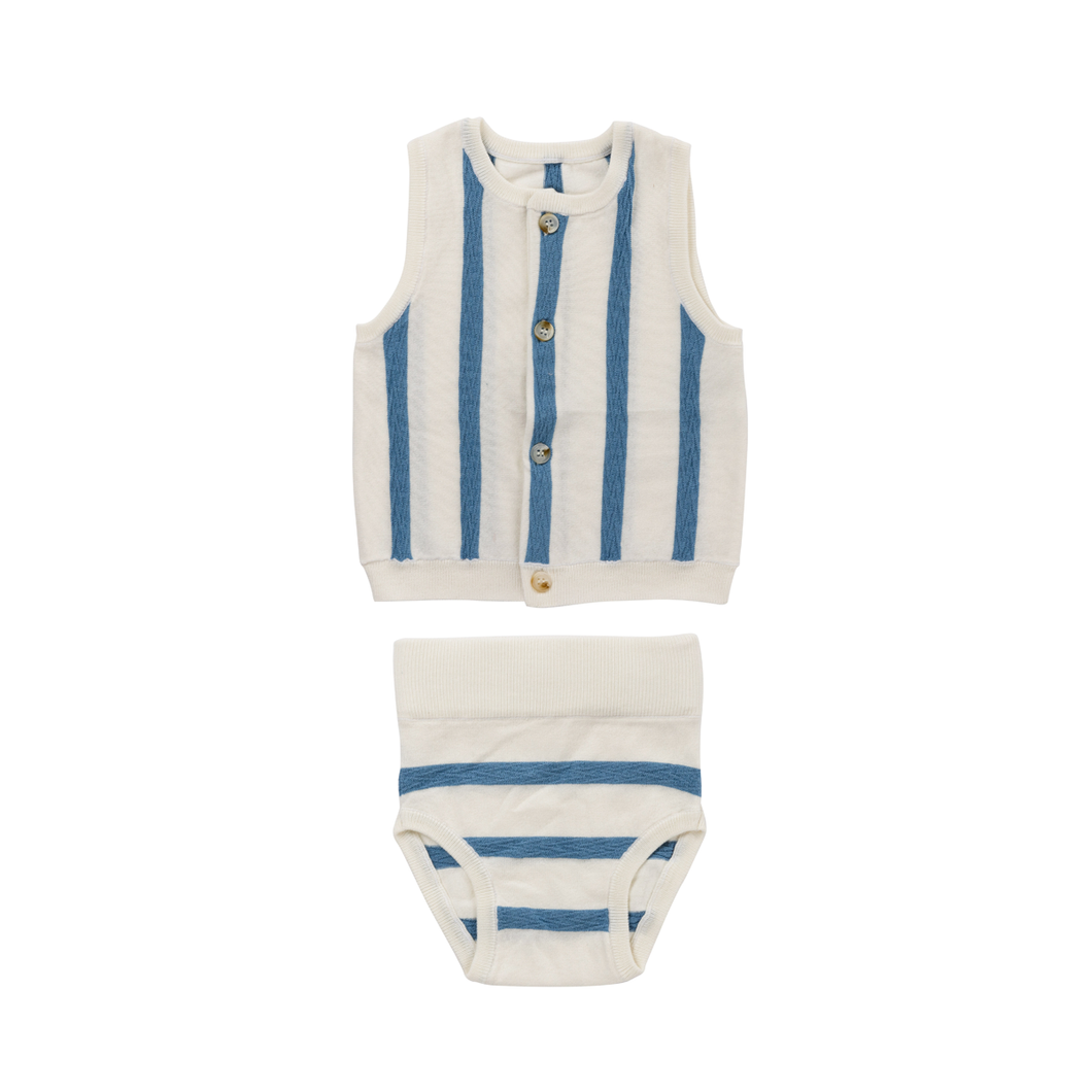 Bruno knit set - Blue