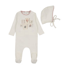 Load image into Gallery viewer, Gallery-Chalk White Girls Layette set
