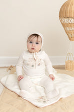 Load image into Gallery viewer, Gallery Footie/Bonnet-Chalk White Girls
