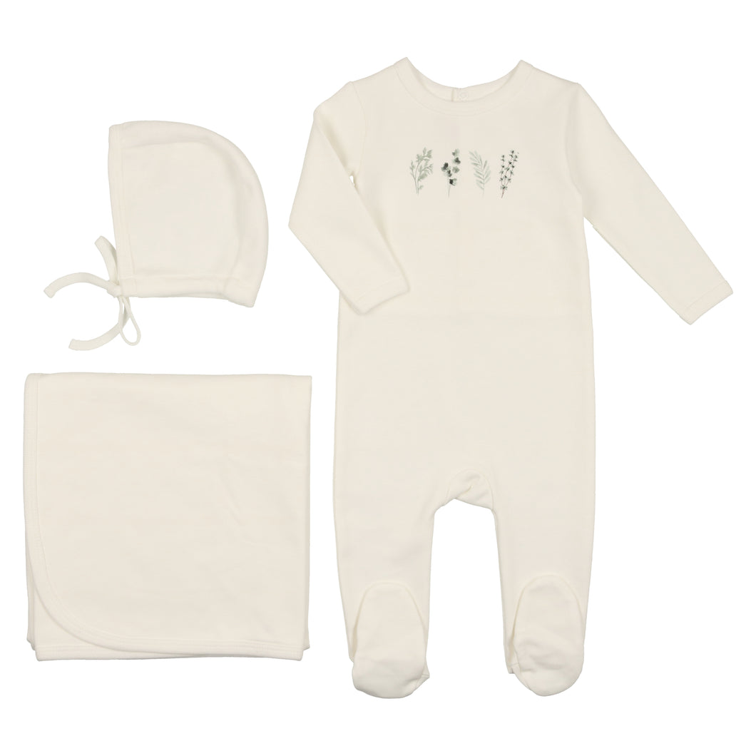Garden glow layette set - boy