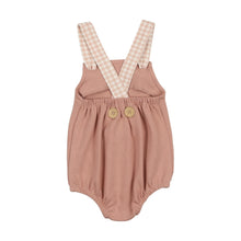 Load image into Gallery viewer, Gingham glory romper - misty rose
