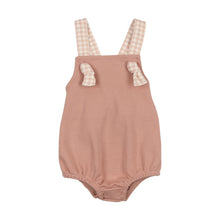 Load image into Gallery viewer, Gingham glory romper - misty rose
