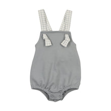 Load image into Gallery viewer, Gingham glory romper - quarry
