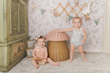 Load image into Gallery viewer, Gingham glory romper - quarry
