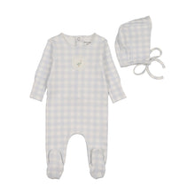 Load image into Gallery viewer, Goose Plaid-Chalk White Boys Layette set
