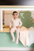 Load image into Gallery viewer, Goose Plaid-Chalk White Girls Layette set
