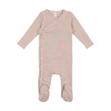 Load image into Gallery viewer, Heather stripe layette set - lilac
