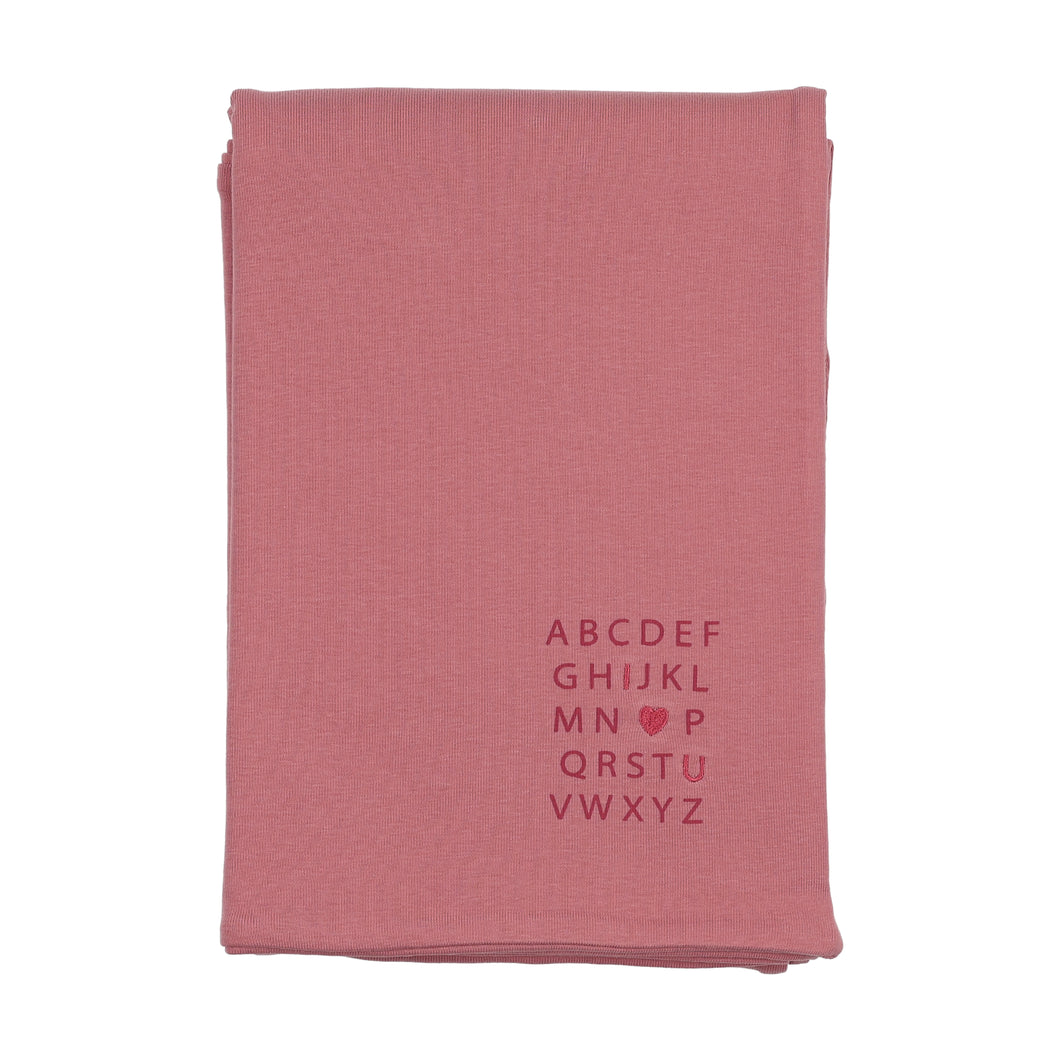 I love you layette set - Raspberry