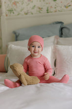 Load image into Gallery viewer, Vintage Floral Collection - Pink - Footie + Beanie
