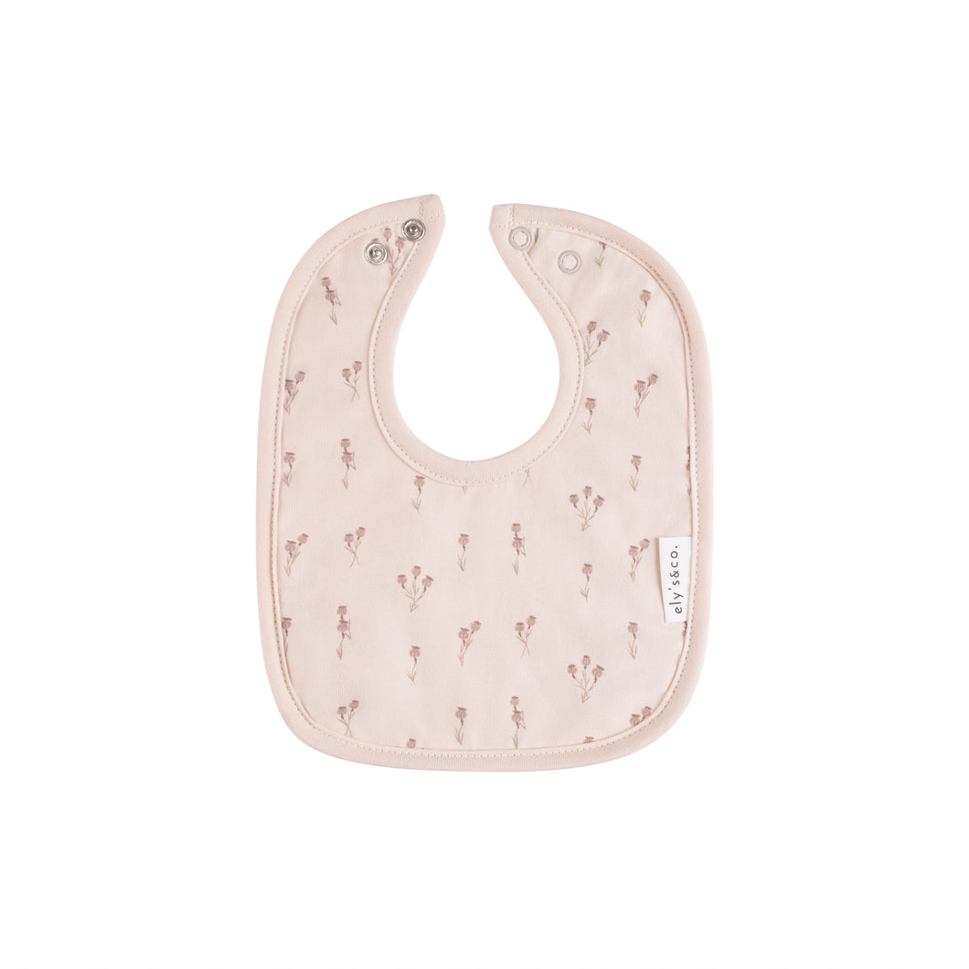 Bluebell lavender jersey cotton bib
