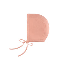 Load image into Gallery viewer, Petal pink raised knit footie and bonnet
