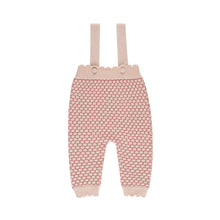 Load image into Gallery viewer, Popcorn knit overalls - Pink
