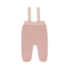 Load image into Gallery viewer, Popcorn knit overalls - Pink
