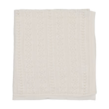 Load image into Gallery viewer, Intricate Knit Layette Set -Chalk White

