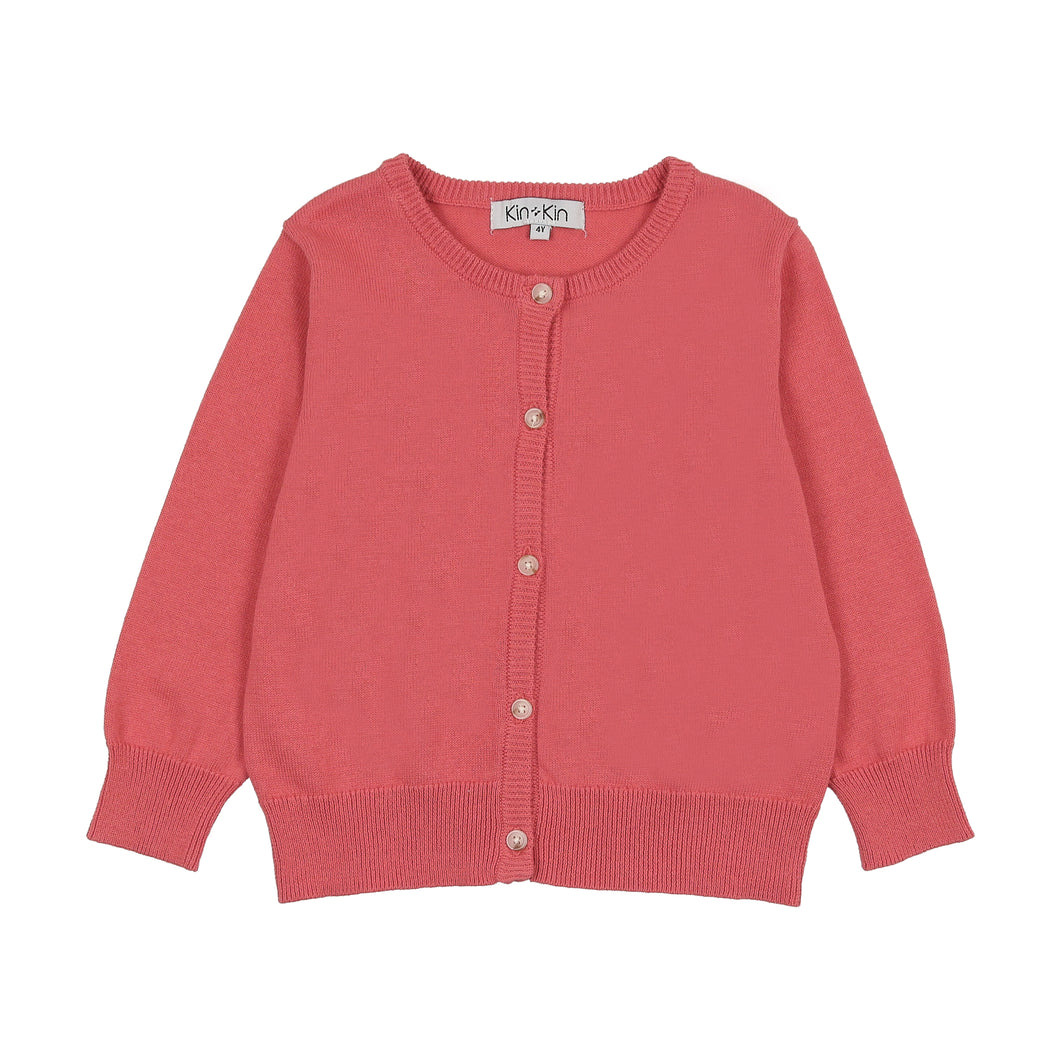 Girls pointelle sweater - cabarnet