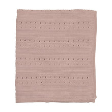 Load image into Gallery viewer, Knit Bibette Layette set -Cloud Pink
