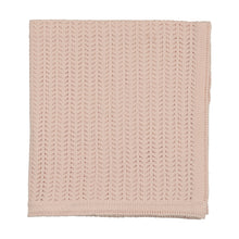 Load image into Gallery viewer, Knit Ensemble-Pearly Pink Crochet Layette set
