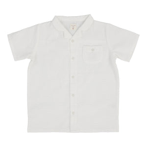 Seersucker shirt - white