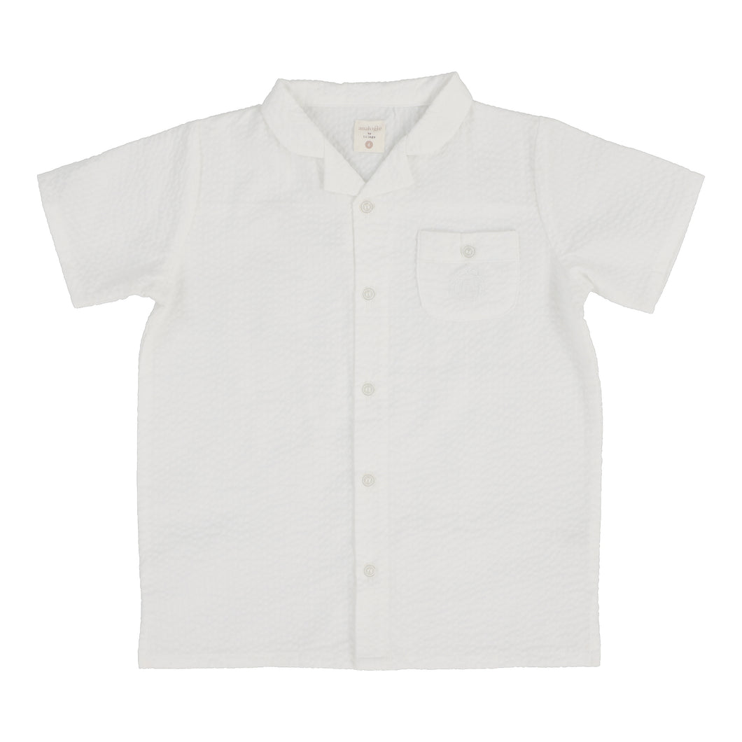 Seersucker shirt - white