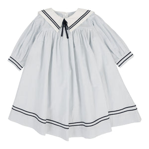 Sailor dress 3/4 sleeve - Light blue